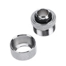 14mm G1/4 Acrylic Hard Pipe Fitting Hand Turn 3 Rounds for PC Computer Water