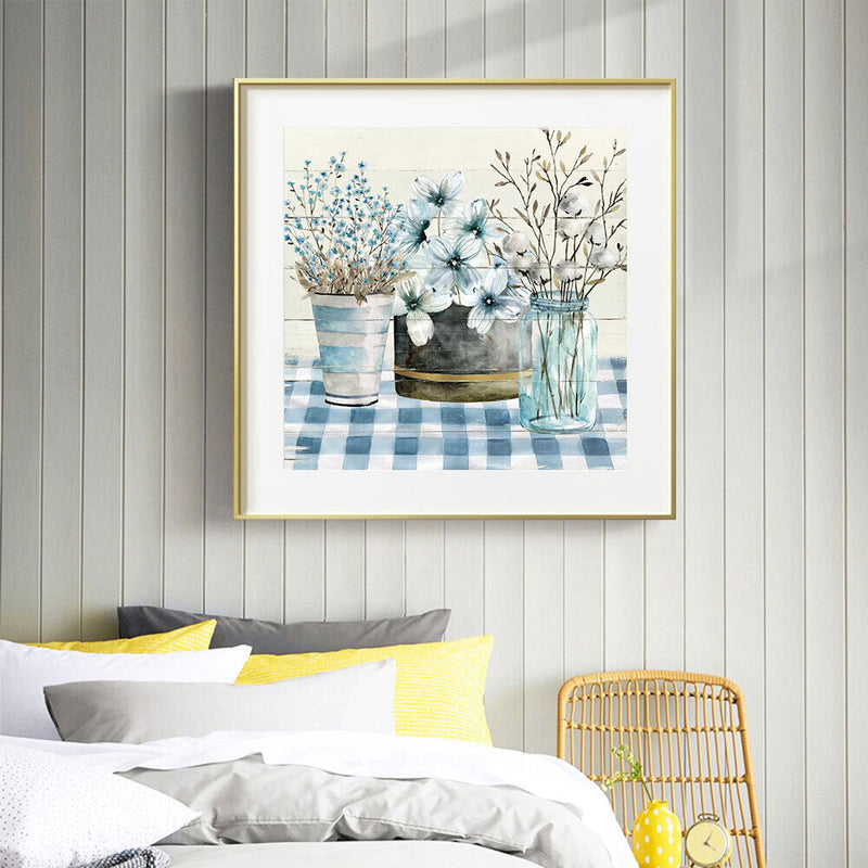 Flowers Oil Paint By Numbers DIY Acrylic Painting Home Decoration Gift Art Table
