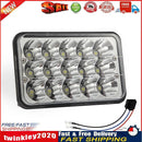 150W 4X6 inch Truck LED Headlight DRL 15000LM 6000K Square Lamp for SUV Newly