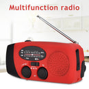 Hand Crank AM/FM/NOAA Solar Radio Emergency LED Lamp Power Bank for Cell Phone