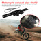 Silicone Motorcycle Motorbike Muffler Round Oval Exhaust Protector Universa