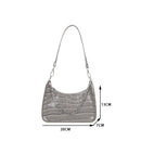 Retro Alligator Pattern Chain Money Purse Women PU Leather Totes Underarm Bags