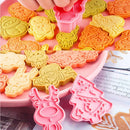 Cartoon Cake Mould Cookies Cutter Baking & Pastry Tools Christmas Biscuit Mold