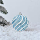 Christmas Tree Decoration Xmas Balls Ornaments 8cm Pendant Ball BLUE#