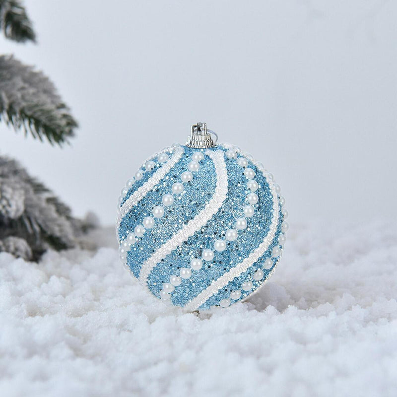 Christmas Tree Decoration Xmas Balls Ornaments 8cm Pendant Ball BLUE#