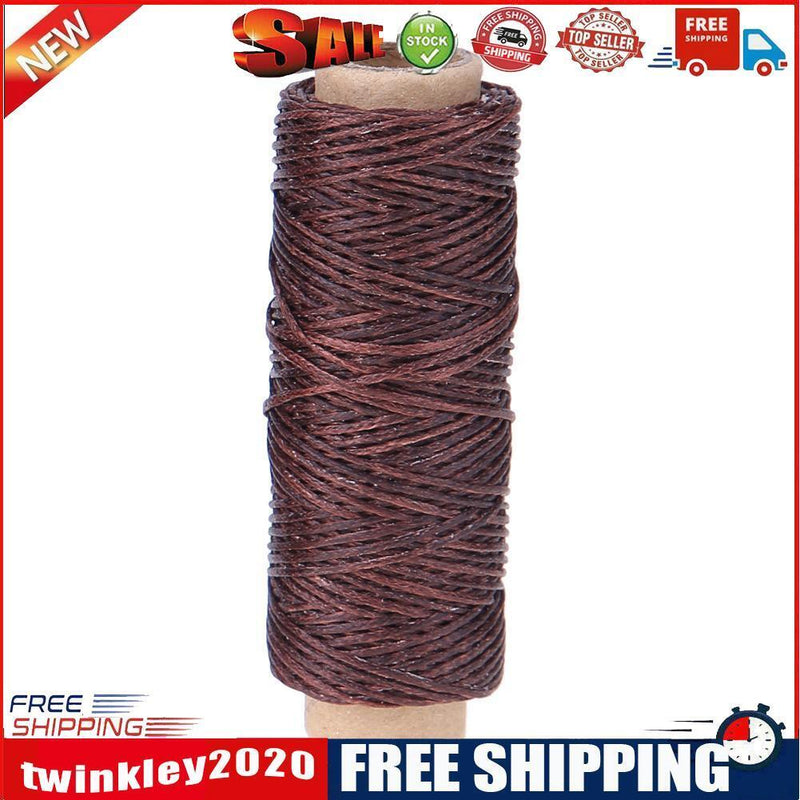 150D 50m Wax Line DIY Handmade Wear-Proof Leather Sewing Flat Wax Thread(5)