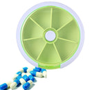 7Day One Week Round Portable Pill Case Medicine Box Storage Organizer(1)
