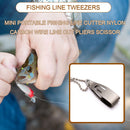 Steel Fishing Pliers Scissor Fish Line Tongs Cutter Remover Fishing Tackle To
