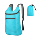 20L Lightweight Backpack Outdoor Folding Camping Sport Pack (Light Blue) Newly