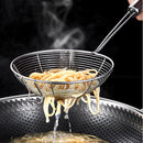 Stainless Steel Skimmer Wire Colander Spicy Noodle Fishing Line Leak Spoon