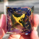 Crystal Energy Generator Orgone Pyramid Spiritual Heal Orgonite Stone (C)