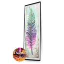Feather 5D DIY Full Round Drill Diamond Painting Beadwork Handmade Mosaic Gif