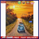 Driving Car 5D Needlework Diamond Painting Full Round Drill DIY Embroidery