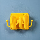 Punch Free Wall Storage Box Remote Control Phone Charging Holder (Yellow) Newly