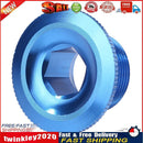 M18 MTB Bike Crank Cover Screw Cap Aluminum Alloy Crankset Fitting (Blue) Newly