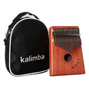 Portable 17 Keys Thumb Piano Wood Kalimba Musical Instrument for Beginner
