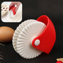 Kitchen DIY Pizza Pastry Lattice Cutter Pastry Pie Decor Wheel Roller for Crust