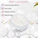60Pcs Snail Collagen Eye Masks Remove Darks Circle Puffiness Moisturizing care