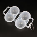 Grid Plastic Camping Outdoor Portable Eggs Case Storage Box Egg Carton Egg Tray
