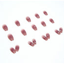 Nail Patch Tools DIY Manicure Patch False Nails Rhinestones Love Heart Shaped