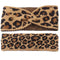 Winter Warm Crochet Head wrap Leopard Headwear Bowknot Turban Knitted Headband