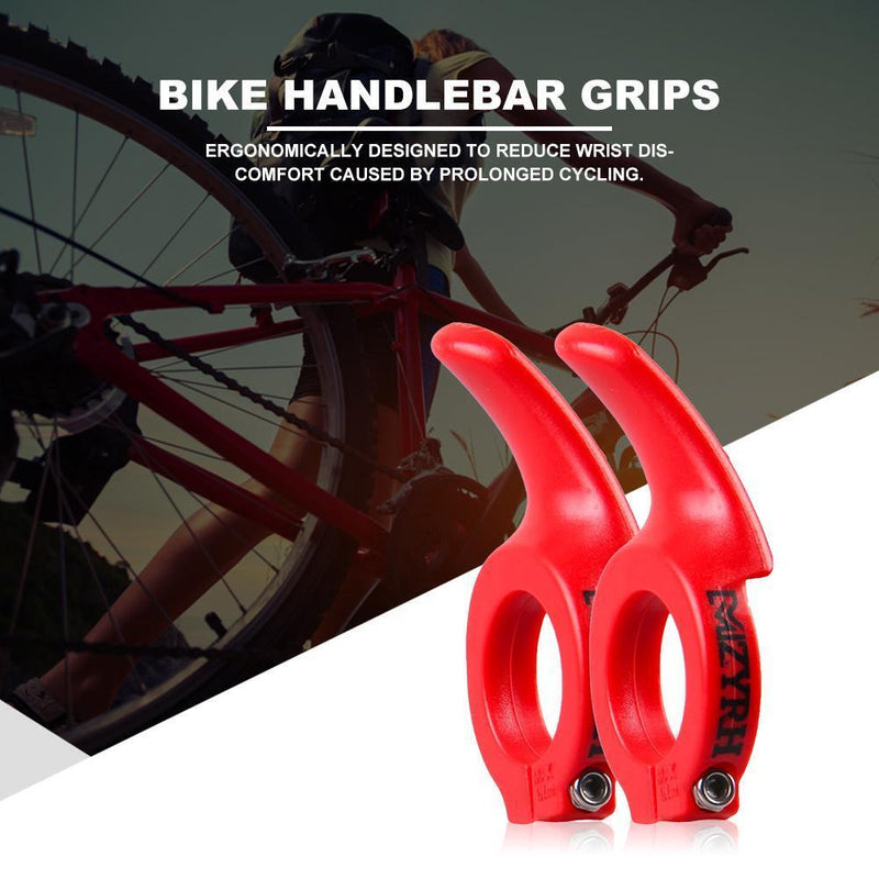 1 Pair Bike Handlebar Grips Bicycle Auxiliary Rest Handle Bar End Cycling Par