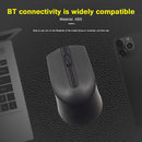 Rechargeable Bluetooth-compatible Mute Mouse Home Office Computer Phone Wir