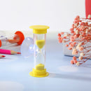 2min Hourglasses Kid Teeth Brushing Timer w/Suction Cup Home Decor (Yellow)