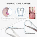 Tongue Scraper Cleaner Dental Cleaning Stainless Steel Oral Hygiene