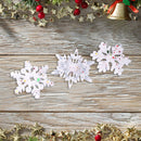 Christmas Crystal Snowflake Epoxy Molds Kit DIY Hanging Pendant DECORATE