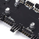 1 To 8 Multi Way Splitter RGB PWM HUB 12V/4 Pin for Fan Motherboard (SATA) Newly