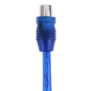 1pc 30cm 2 RCA Male to 1 RCA Female Copper Aluminum Cable for Car Audio Newly
