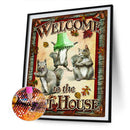 Handmade Focus of Life 5D DIY Full Round Drill Drawing Kit Diamond Painting G