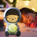 Galaxy Guardian Astronaut Night Light Bedroom Ornaments Home Decor (Dog) Newly