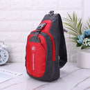 Chest Bag Outdoor Sport Travel Shoulder Sling Backpack Pouch(Red)