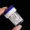 Rotatable Soaking Box Travel Glasses Holder Candy Color Contact Lens Case