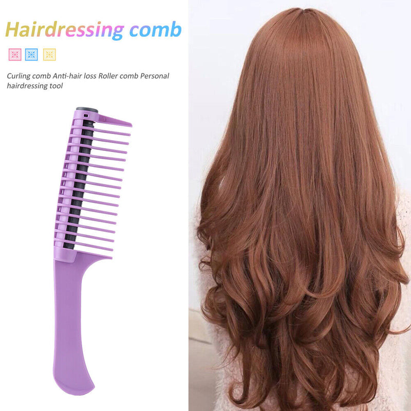 Reduce Hair Loss Detangling Comb Anti Static Roller Wide Tooth Comb Accesso