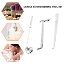 Candle Oil Lamp Hook Trimmer Snuffer Set Candle Put off Clipper Accessories