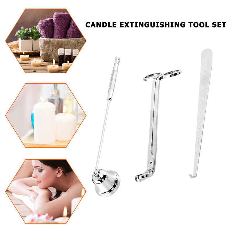 Candle Oil Lamp Hook Trimmer Snuffer Set Candle Put off Clipper Accessories