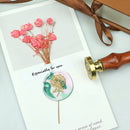 Grass Flowers Copper Stamps Head w/o Handle Craft Gifts Wax Sealing Stamp Hea