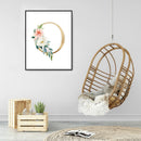 5D Diamond Painting Kit Flower Letter Full Round Drill Rhinestone DIY Wall Arts