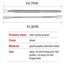 Nail Gel Cleaner Stick Rod Set Dual-ended Cuticle Pusher Nail Polish Remover