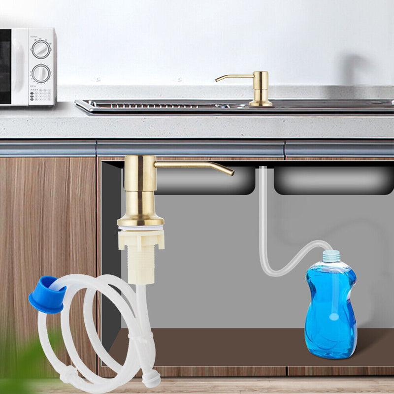 Liquid Soap Dispenser Extension Tube Kit Pump Head for Kitchen Sink Accessories