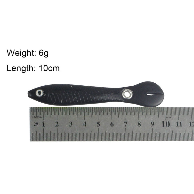 5/10x 10cm 6g Bionic Loach Wobblers Fishing Lures Artificial Swimbait Soft