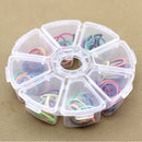 8 Slots Flower Shape Plastic Storage Jewelry Bead Box DIY Adjustable Case Newly