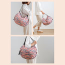 Nylon Folding Shopping Bag Save Space Supermarket Grocery Bag for Outdoor Travel