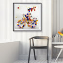 5D Cycling Flower Girl Partial Special Shape Crystall Diamond Painting Mosaic