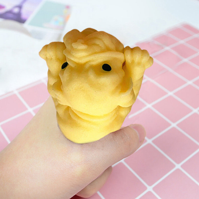 Simulation Soft Dogs Squeeze Ball Puzzle Anti Stress Artifact (Yellow Dog) Newly