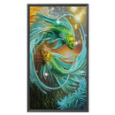 Cross Stitch Kits 11CT Stamped DIY Fish Full Embroidery Craft
