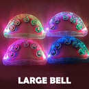 Flashing Tambourine KTV Party LED Noisemaker Musical Jingle Rattle Bell (L)
